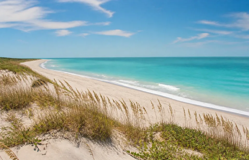 Hobe Sound dunes and ocean